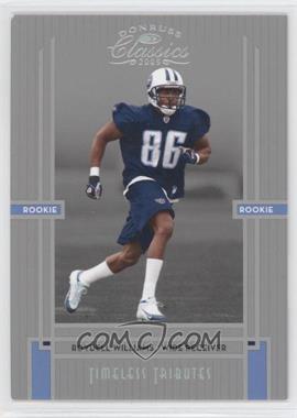 2005 Donruss Classics - [Base] - Timeless Tributes Silver #247 - Rookie - Roydell Williams /50