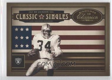 2005 Donruss Classics - Classic Singles - Gold #CS-2 - Bo Jackson /250