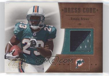 2005 Donruss Classics - Dress Code Jerseys - Prime #DC-20 - Ronnie Brown /25