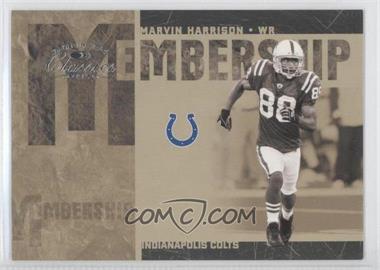 2005 Donruss Classics - Membership - Silver #MS-20 - Marvin Harrison /500