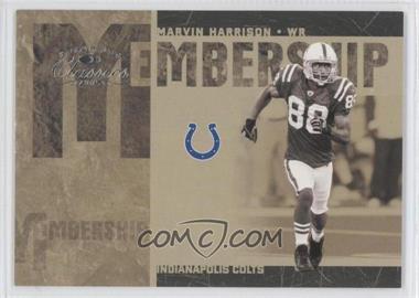 2005 Donruss Classics - Membership - Silver #MS-20 - Marvin Harrison /500