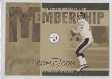 2005 Donruss Classics - Membership #MS-2 - Ben Roethlisberger /1000