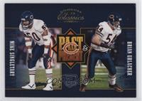 Mike Singletary, Brian Urlacher [EX to NM] #/250