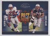 Curtis Martin, Corey Dillon [EX to NM] #/500