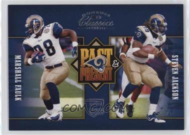 2005 Donruss Classics - Past & Present - Silver #PP-24 - Marshall Faulk, Steven Jackson /500