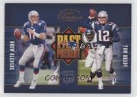 Drew Bledsoe, Tom Brady [EX to NM] #/1,000