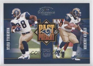 2005 Donruss Classics - Past & Present #PP-24 - Marshall Faulk, Steven Jackson /1000