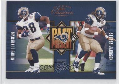 2005 Donruss Classics - Past & Present #PP-24 - Marshall Faulk, Steven Jackson /1000