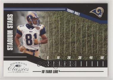 2005 Donruss Classics - Stadium Stars - 10 Yard Line #SS-42 - Torry Holt /500