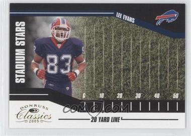 2005 Donruss Classics - Stadium Stars - 20 Yard Line #SS-5 - Lee Evans /250