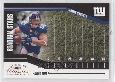 2005 Donruss Classics - Stadium Stars - Goal Line #SS-26 - Jeremy Shockey /750