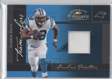 2005 Donruss Classics - Team Colors - Jerseys Prime #TC-23 - Stephen Davis /25