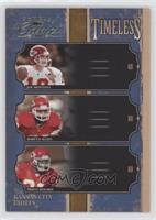 Joe Montana, Marcus Allen, Priest Holmes #/250