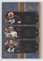 Jim Brown, Paul Warfield, Leroy Kelly #/500