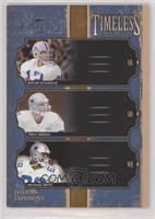 Roger Staubach, Troy Aikman, Michael Irvin [EX to NM] #/500