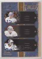 Roger Staubach, Troy Aikman, Michael Irvin #/500