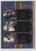 Fran Tarkenton, Eli Manning, Lawrence Taylor #/500