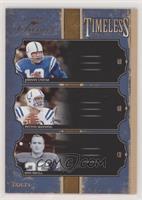 Johnny Unitas, Peyton Manning, Don Shula #/1,000