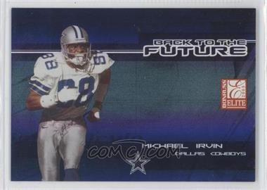 2005 Donruss Elite - Back to the Future - Blue #BF-7 - Michael Irvin, Keyshawn Johnson /500