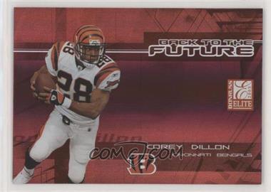 2005 Donruss Elite - Back to the Future - Sample Red #BF-15 - Corey Dillon, Rudi Johnson