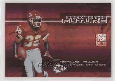 2005 Donruss Elite - Back to the Future - Sample Red #BF-3 - Marcus Allen, Priest Holmes