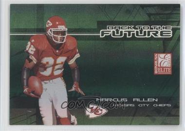 2005 Donruss Elite - Back to the Future #BF-3 - Marcus Allen, Priest Holmes /1000