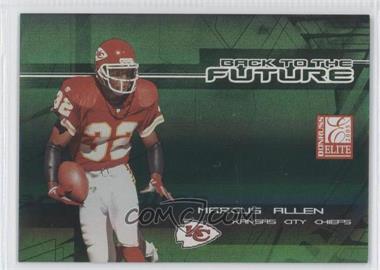 2005 Donruss Elite - Back to the Future #BF-3 - Marcus Allen, Priest Holmes /1000