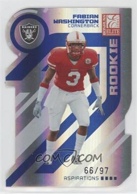 2005 Donruss Elite - [Base] - Aspirations Die-Cut #147 - Fabian Washington /97