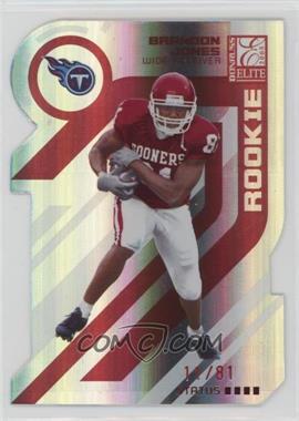 2005 Donruss Elite - [Base] - Status Red Die-Cut #115 - Brandon Jones /81