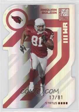 2005 Donruss Elite - [Base] - Status Red Die-Cut #3 - Anquan Boldin /81