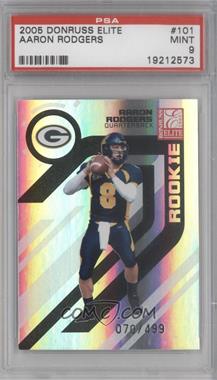 2005 Donruss Elite - [Base] #101 - Aaron Rodgers /499 [PSA 9 MINT]