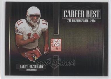 2005 Donruss Elite - Career Best - Black #CB-39 - Larry Fitzgerald /250