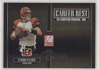 2005 Donruss Elite - Career Best - Black #CB-8 - Carson Palmer /250