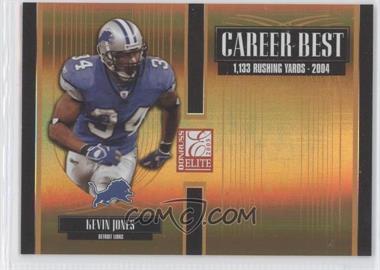 2005 Donruss Elite - Career Best - Gold #CB-28 - Kevin Jones /500