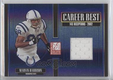 2005 Donruss Elite - Career Best - Jerseys #CB-32 - Marvin Harrison /175