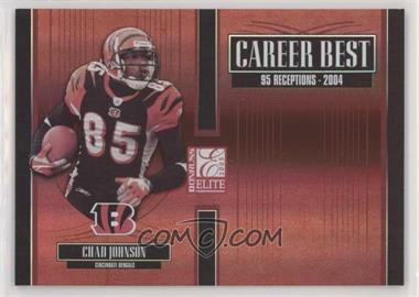 2005 Donruss Elite - Career Best - Sample #CB-9 - Chad Johnson