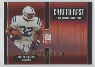 2005 Donruss Elite - Career Best #CB-18 - Edgerrin James /1000