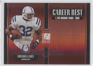 2005 Donruss Elite - Career Best #CB-18 - Edgerrin James /1000