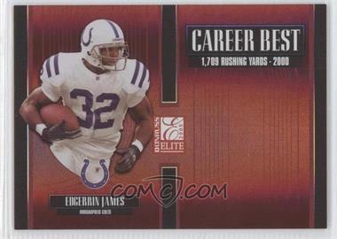 2005 Donruss Elite - Career Best #CB-18 - Edgerrin James /1000