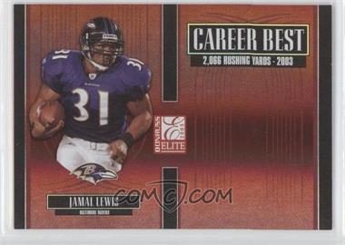 2005 Donruss Elite - Career Best #CB-21 - Jamal Lewis /1000