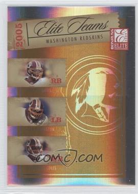 2005 Donruss Elite - Elite Teams - Gold #ET-25 - Clinton Portis, LaVar Arrington, Laveranues Coles /250