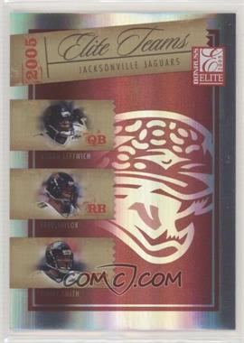 2005 Donruss Elite - Elite Teams - Red #ET-12 - Byron Leftwich, Fred Taylor, Jimmy Smith /500 [EX to NM]