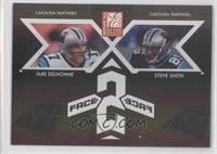 Jake Delhomme, Steve Smith #/500