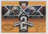 Santana Moss, Chris Chambers [EX to NM] #/1,000