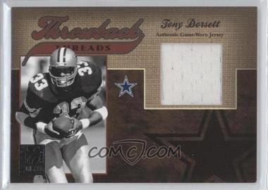 2005 Donruss Elite - Throwback Threads #TT-36 - Tony Dorsett, Julius Jones /75