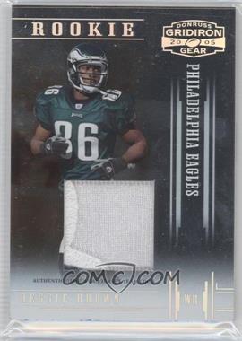 2005 Donruss Gridiron Gear - [Base] - Gold Materials #117 - Rookie - Reggie Brown /25