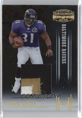 2005 Donruss Gridiron Gear - [Base] - Gold Materials #47 - Jamal Lewis /50