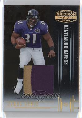 2005 Donruss Gridiron Gear - [Base] - Gold Materials #47 - Jamal Lewis /50