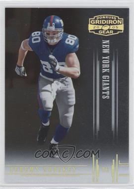 2005 Donruss Gridiron Gear - [Base] - Gold #49 - Jeremy Shockey /100