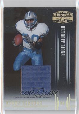 2005 Donruss Gridiron Gear - [Base] - Jersey Number #10 - Barry Sanders /50